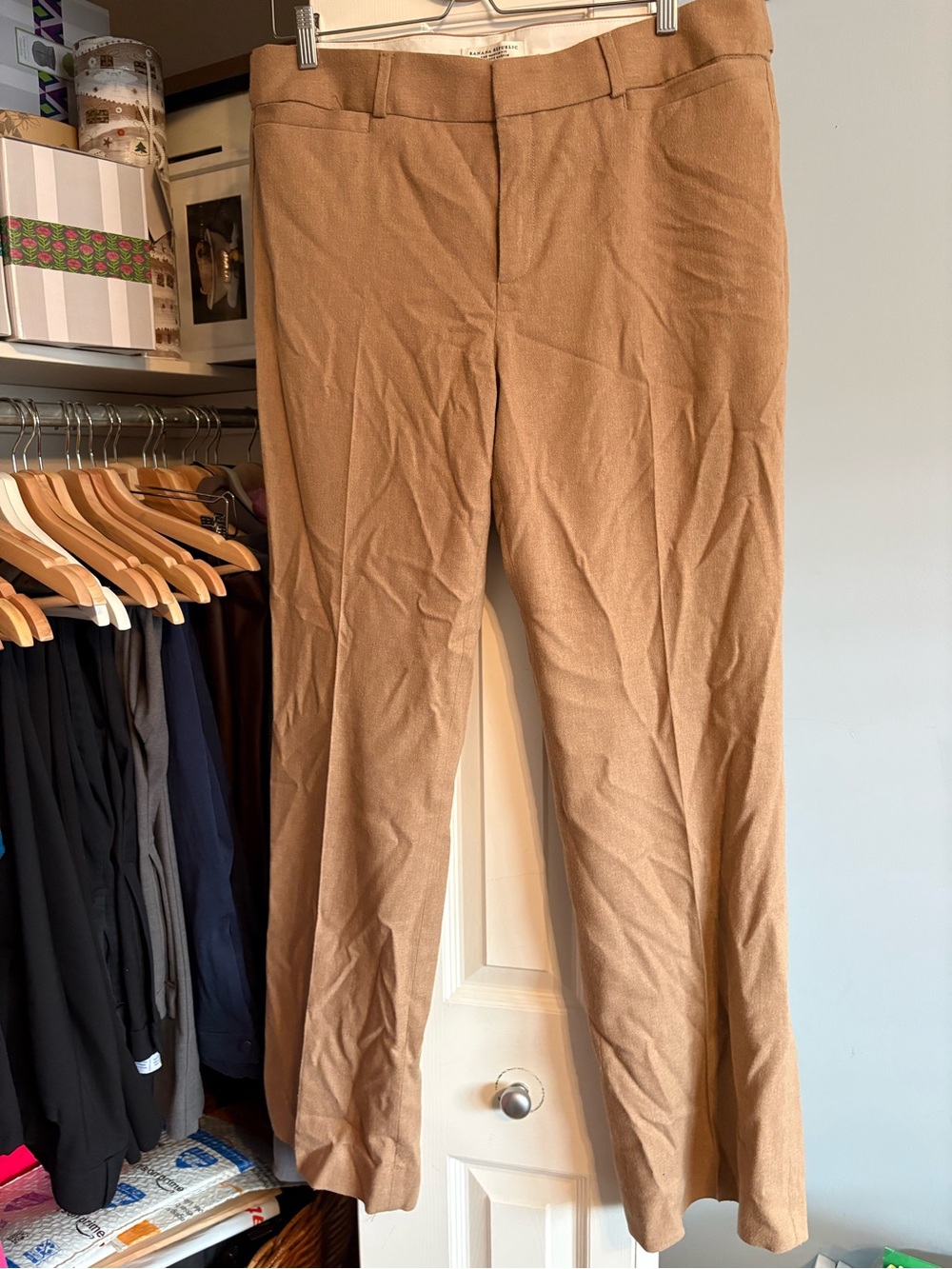 Classic Banana Republic Martin Fit Camel Dress Pants